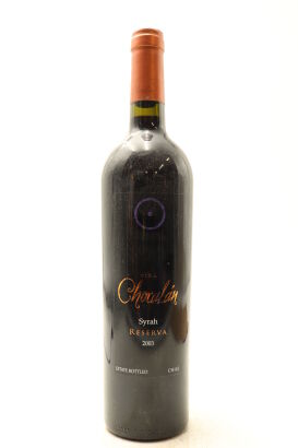 (1) 2003 Vina Chocalan Reserva Syrah, Maipo Valley