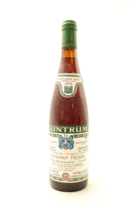 (1) 1978 Weingut Guntrum Nierstein Hipping Riesling Beerenauslese - Eiswein, Rheinhessen