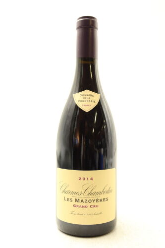 (1) 2014 Domaine de la Vougeraie Charmes-Chambertin Grand Cru Les Mazoyeres, Cote de Nuits