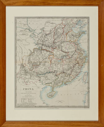 A China Map (Print in London of 1718 Edition)