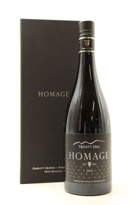 (1) 2018 Trinity Hill Homage Syrah, Gimblett Gravels [JR16.5] [WE95] (GB)