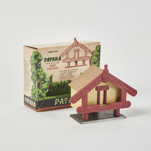 A Rare Pataka Money Box, Extant In The Original Three Colour ...