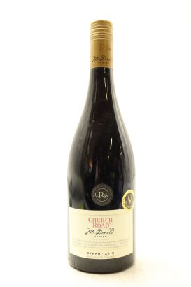 (1) 2015 Church Road McDonald Series Syrah, Hawke's Bay