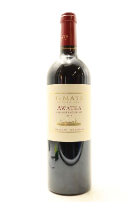 (1) 2019 Te Mata Estate Awatea Cabernets Merlot, Hawke's Bay