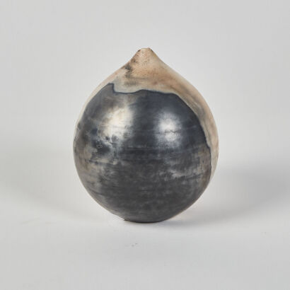 An Evelyn Kelly Raku Fired Vase