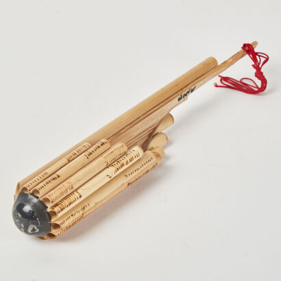 A Handmade Thai Wot Circular Panpipe