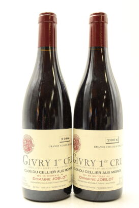 (2) 2006 Domaine Joblet Clos des Cellier aux Moines Givrey Premier Cru