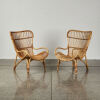 A Pair Of Yamakawa Ch110 Highback Chairs By Yuzuru Yamakawa 1964 Made In Japan - 2