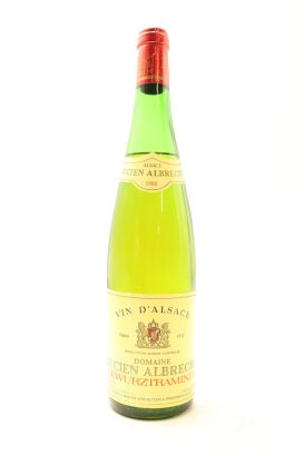 (1) 1986 Lucien Albrecht Gewurztraminer, Alsace