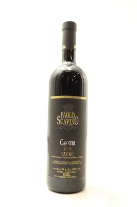 (1) 2008 Paolo Scavino Cannubi, Barolo DOCG [JR17] [RP96] [WS93]