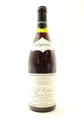 (1) 1992 M. Chapoutier C&ocirc;tes du Ventoux La Ciboise, France