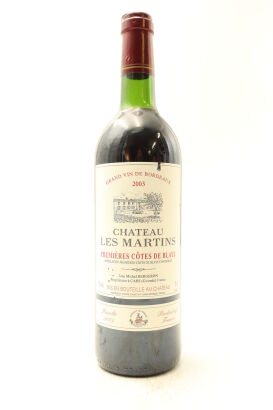 (1) 2003 Chateau les Martins, Premieres Cotes de Blaye