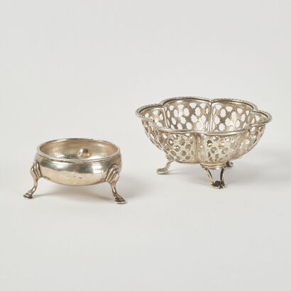 A Pair Of Silver Bowls