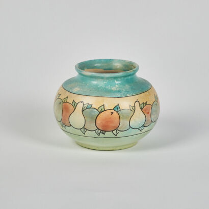 A Hand Painted Bowl By Sanderson Pottery NZ