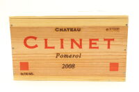 (6) 2008 Chateau Clinet, Pomerol [WE93] [WS93] (OWC)