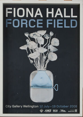 A Fiona Hall Exhibition Poster for City Gallery