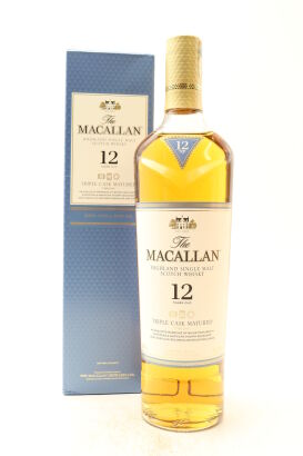 (1) The Macallan 12 Year Old Triple Cask Whisky 700ml 40% alc, (GB)