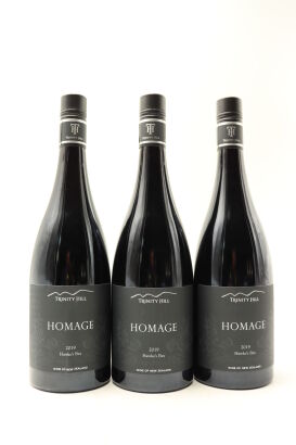 (3) 2019 Trinity Hill Homage Syrah, Gimblett Gravels