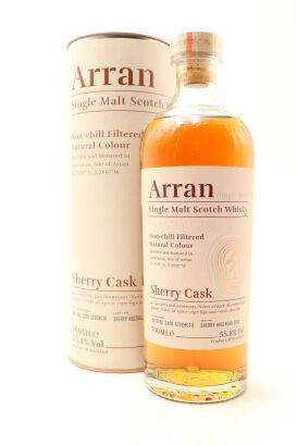 (1) Arran Sherry Cask Single Malt Scotch Whisky, 55.8% ABV (GB)