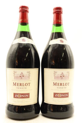 (2) NV Zonin Merlot Veneto IGT, 1500ml