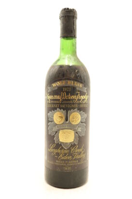 (1) 1973 Wolf Blass Black Label Cabernet Sauvignon Shiraz, South Australia
