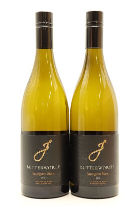 (2) 2019 Butterworth Te Muna Estate Sauvignon Blanc, Martinborough