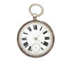 A Victorian Silver Open Face Pocket Watch, 1886