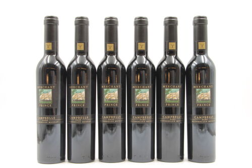 (6) NV Campbells Merchant Prince Rare Rutherglen Muscat, Rutherglen 375ml