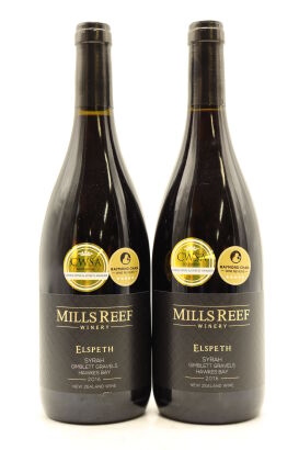 (2) 2016 Mills Reef Elspeth Syrah, Gimblett Gravels