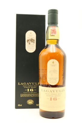 (1) Lagavulin 16 Year Old Single Malt Scotch Whisky, 43% ABV