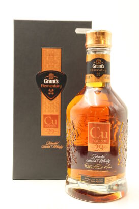 (1) Grant's Elementary Grant's Elementary Cu Copper 29 Year Old Blended Scotch Whisky, 40% ABV