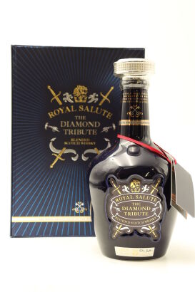 (1) Chivas Regal 21 Year Old Royal Salute Diamond Tribute Blended Scotch Whisky, 40% ABV