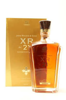 (1) Johnnie Walker XR 21 Year Old Blended Scotch Whisky, 40% ABV, 750ml