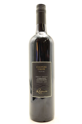 (1) 2013 Coopers Creek Reserve Cabernet Sauvignon, Gimblett Gravels