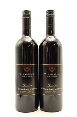 (2) 2015 Villa Maria Reserve Cabernet Sauvignon - Merlot, Gimblett Gravels