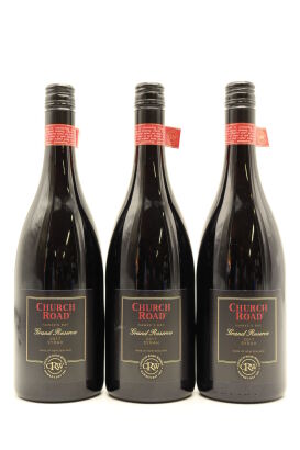 (3) 2017 Church Road Grand Reserve Syrah, Hawke's Bay
