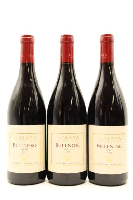 (3) 2015 Te Mata Bullnose Syrah, Hawkes Bay [BC96] [RC19.5]