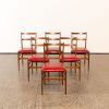 A Set of Six Gio Ponti for Cassina Leggera Chairs - 4