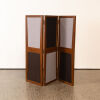 A Rare Pierre Jeanneret Three Panel Folding Screen - 5