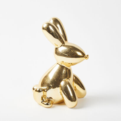 A Jeff Koons Style Balloon Bunny Piggy Bank