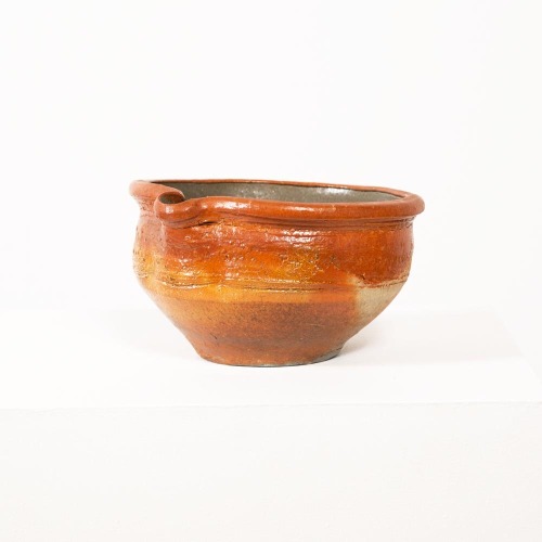 A Len Castle Earthenware Pouring Bowl