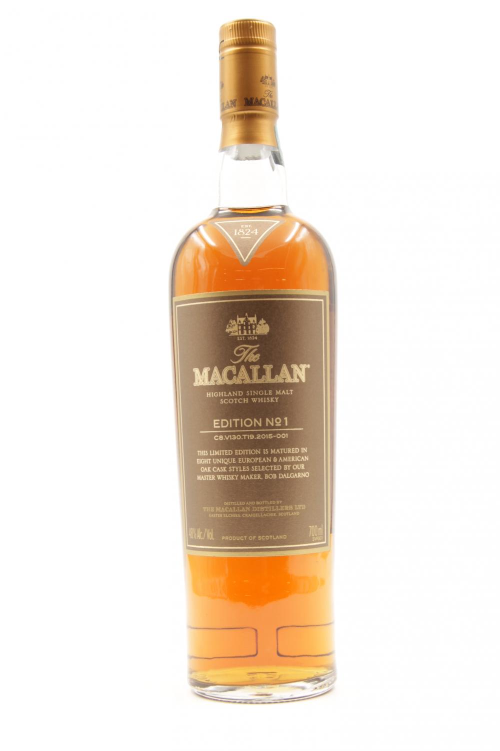 1 The Macallan Edition No 1 Single Malt Scotch Whisky Price