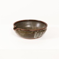 A Len Castle Tenmoku Glaze Pouring Bowl