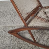 A Rare Fredrik Kayser Model 599 Teak Rocking Chair Norway Circa 1960 - 4