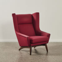 An 'Admiral' Lounge Chair Designed by Aage Christiansen for Erhardsen & Andersen