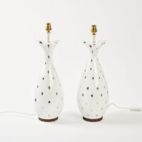 A Pair of Ceramic Lamps by Aldo Londi for Bitossi