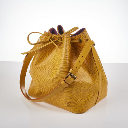 Louis Vuitton Yellow Epi Leather Petit Noe Bag