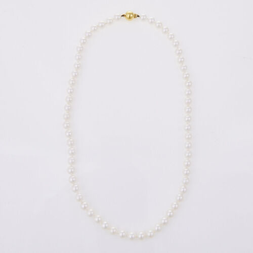 45cm Cultured Pearl Necklace with 9ct Yellow Gold Clasp