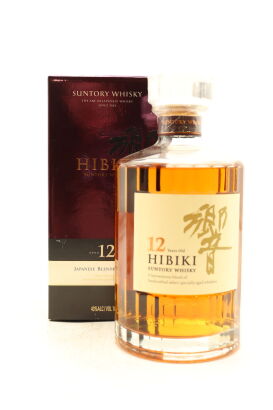 (1) Hibiki 12 year old Blended Japanese Whisky, 43% ABV