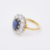 18ct Yellow/White Gold, 2.00ct Sapphire and 1.30ct Diamond Ring - 2